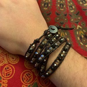 Beaded wrap bracelet